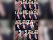 sonia4999 webcam show 2020-04-10 12-34-11 Delicious hot brunette milf is hotly posing to the webcam and fondling juicy breasts