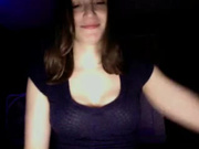 SuzySmartz tease on bed with hot shorts